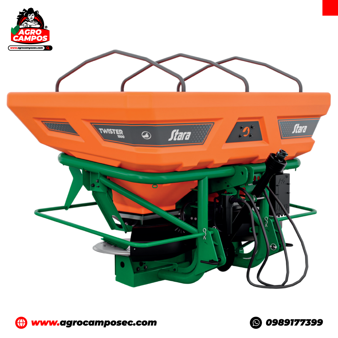 Abonadora Distribuidora Stara Twister 1500 de Tasa Fija para Tractor