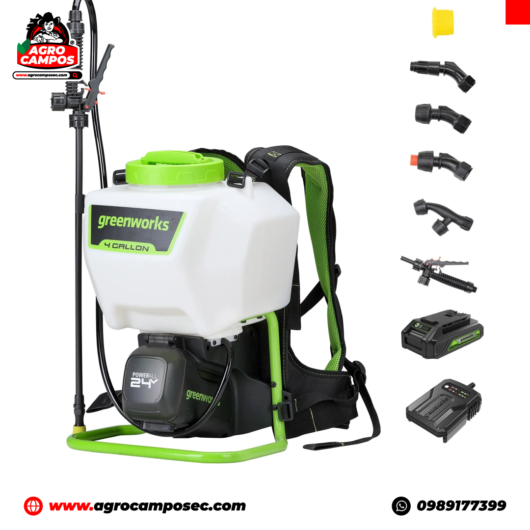Fumigadora Eléctrica Greenworks 24V