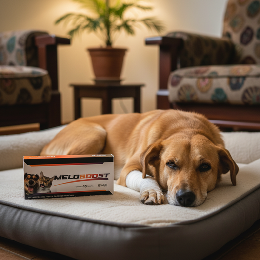 Meloboost Perro Post Cirugia Pata Vendada Cama Ortopedica Recuperacion Ecuador - Agro Campos® Online Store