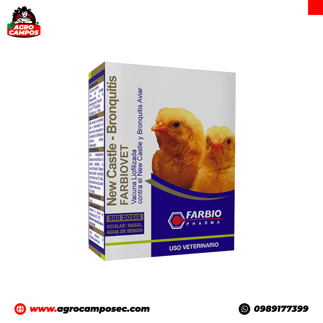 Vacuna NewCastle + Bronquitis Farbiopharma