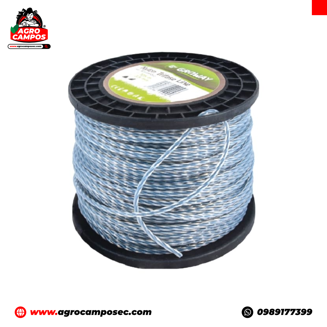 Nylon Groway Trifase Line Trifase para Desmalezadora