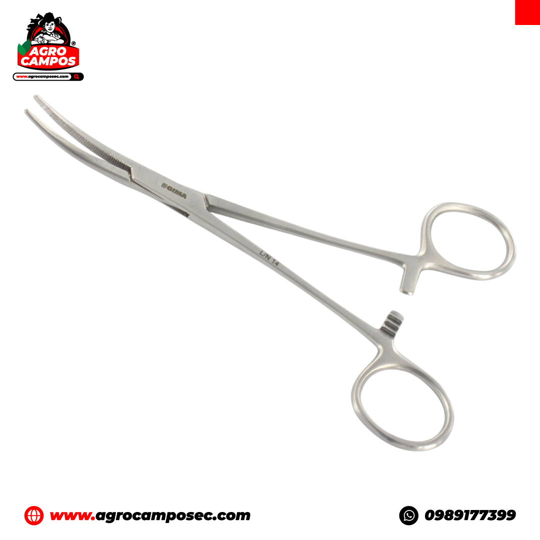 Pinza para Cirugía de Punta Curva