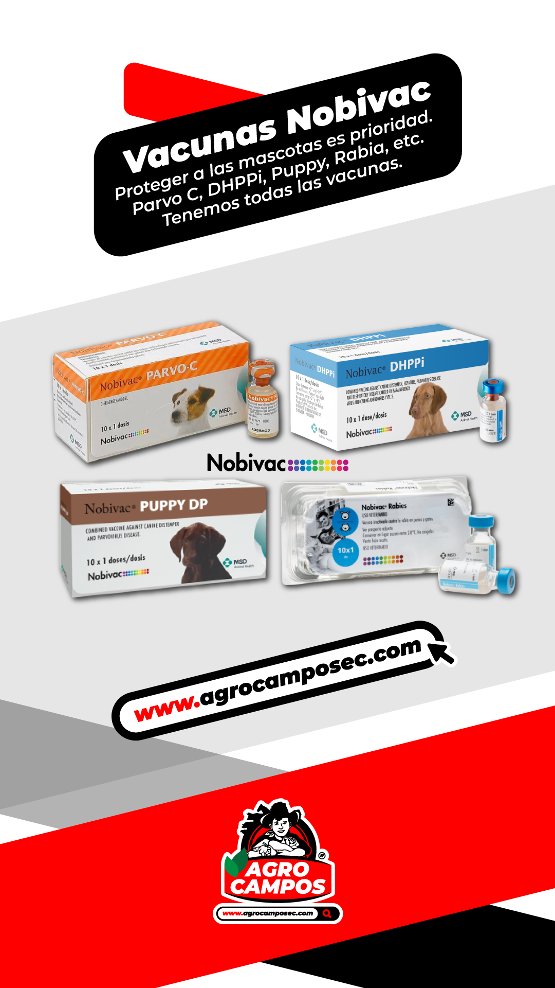 Vacuna Nobivac Rabia