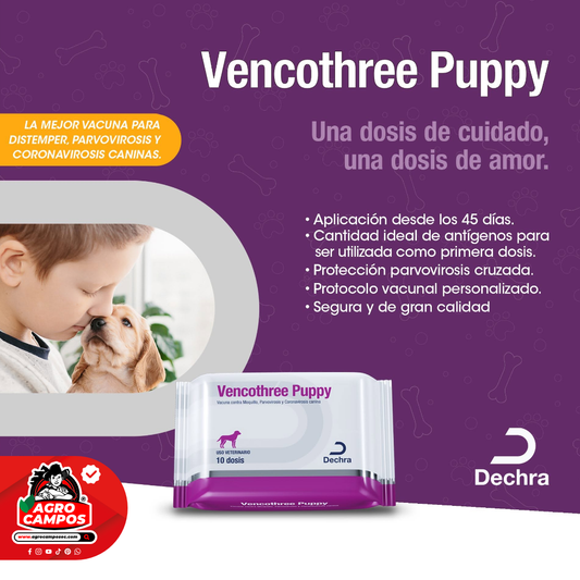 Vacuna Vencothree Puppy