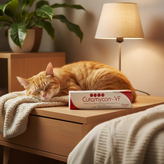 cutamycon-crema-antimicótica-gatos-piel-sana-dormitorio-hogar-ecuador