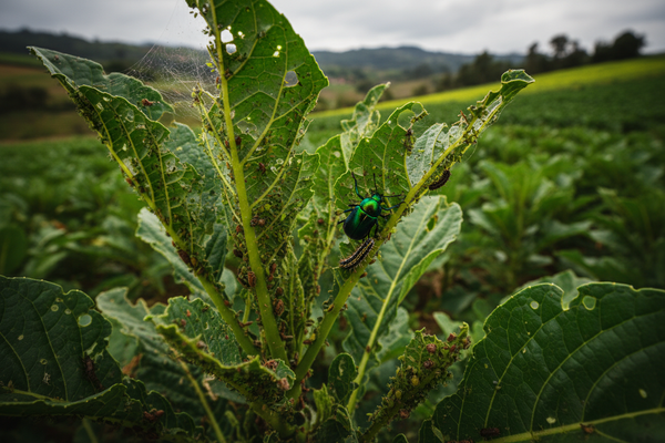 Insecticidas - Insectos en hojas