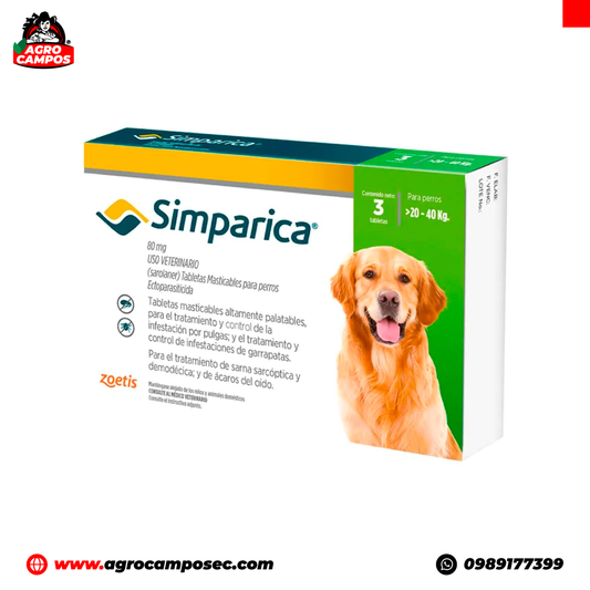 Simparica 80mg 20-40Kg