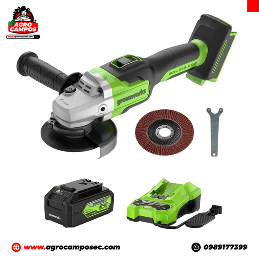 Amoladora Angular Greenworks 24V