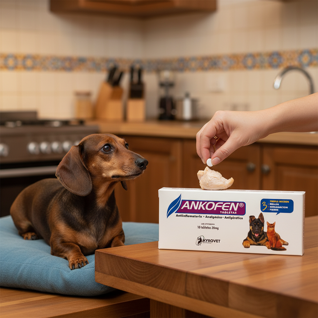 Ankofen Tabletas Administracion Oral Dachshund Ketoprofeno Mascotas Ecuador - Agro Campos® Online Store

