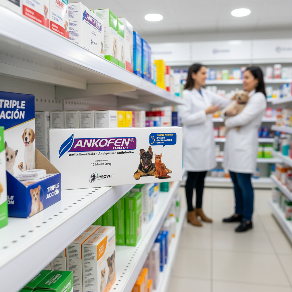 Ankofen Tabletas Farmacia Veterinaria Triple Accion Analgesico Ecuador - Agro Campos® Online Store
