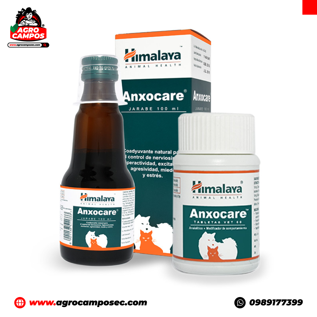 Anxocare Himalaya Suplemento Natural Ansiedad Estres Agresividad Hiperexcitabilidad Perros Gatos Ecuador - Agro Campos® Online Store
