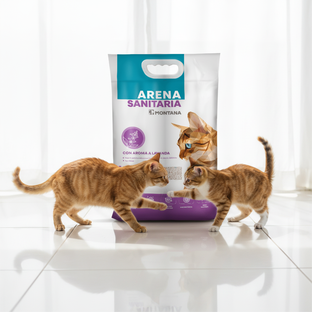 Arena Sanitaria Gatos Montana Dos Gatos Bentonita Natural Control Olores Ecuador - Agro Campos® Online Store
