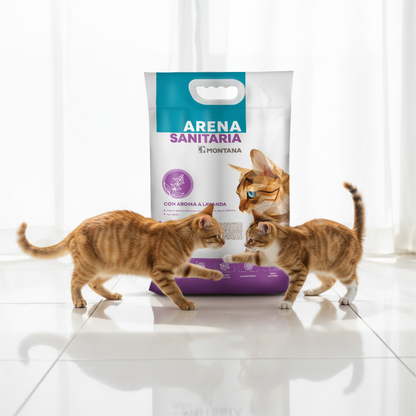 Arena Sanitaria Gatos Montana Dos Gatos Bentonita Natural Control Olores Ecuador - Agro Campos® Online Store
