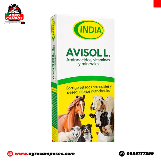 Avisol L Aminoacidos Vitaminas Minerales Suplemento Aves Bovinos Ecuador - Agro Campos® Online Store

