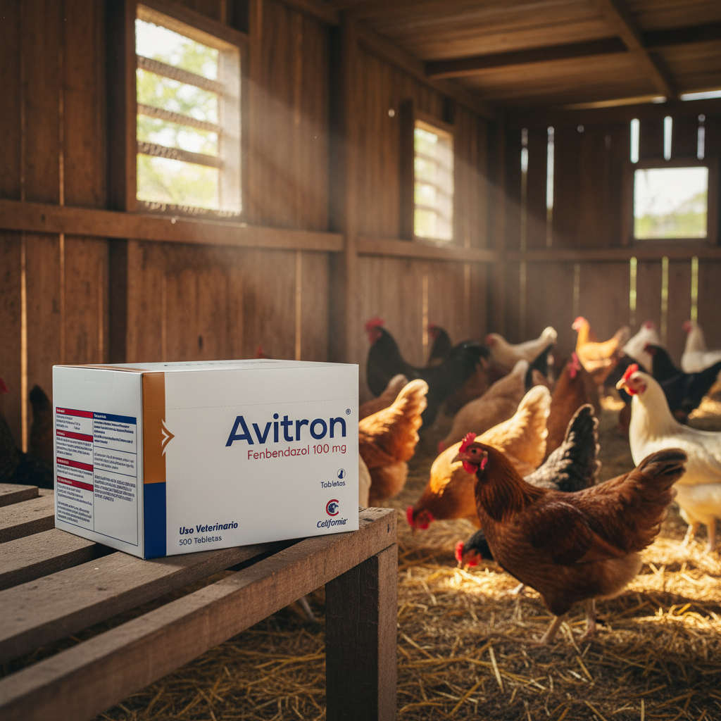 Avitron Tabletas Gallinero Caja Repisa Gallinas Control Parasitos Ecuador - Agro Campos® Online Store
