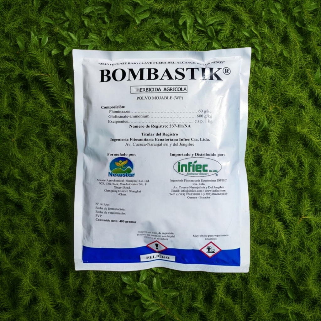 BOMBASTIK herbicida ecuador granja glufosinato amonio infiec agricola cuatro