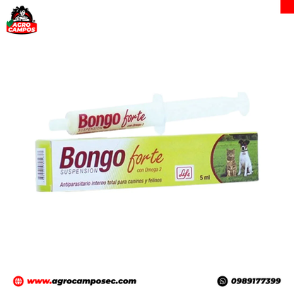 Bongo Forte Antiparasitario Mascotas
