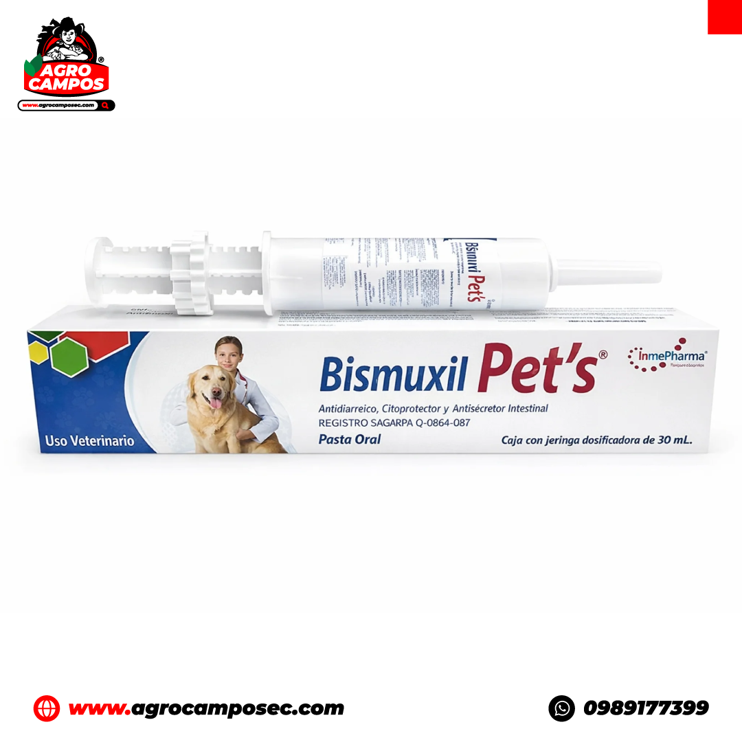 Bismuxil Pets Pasta Antidiarreica Perros y Gatos 30 ml