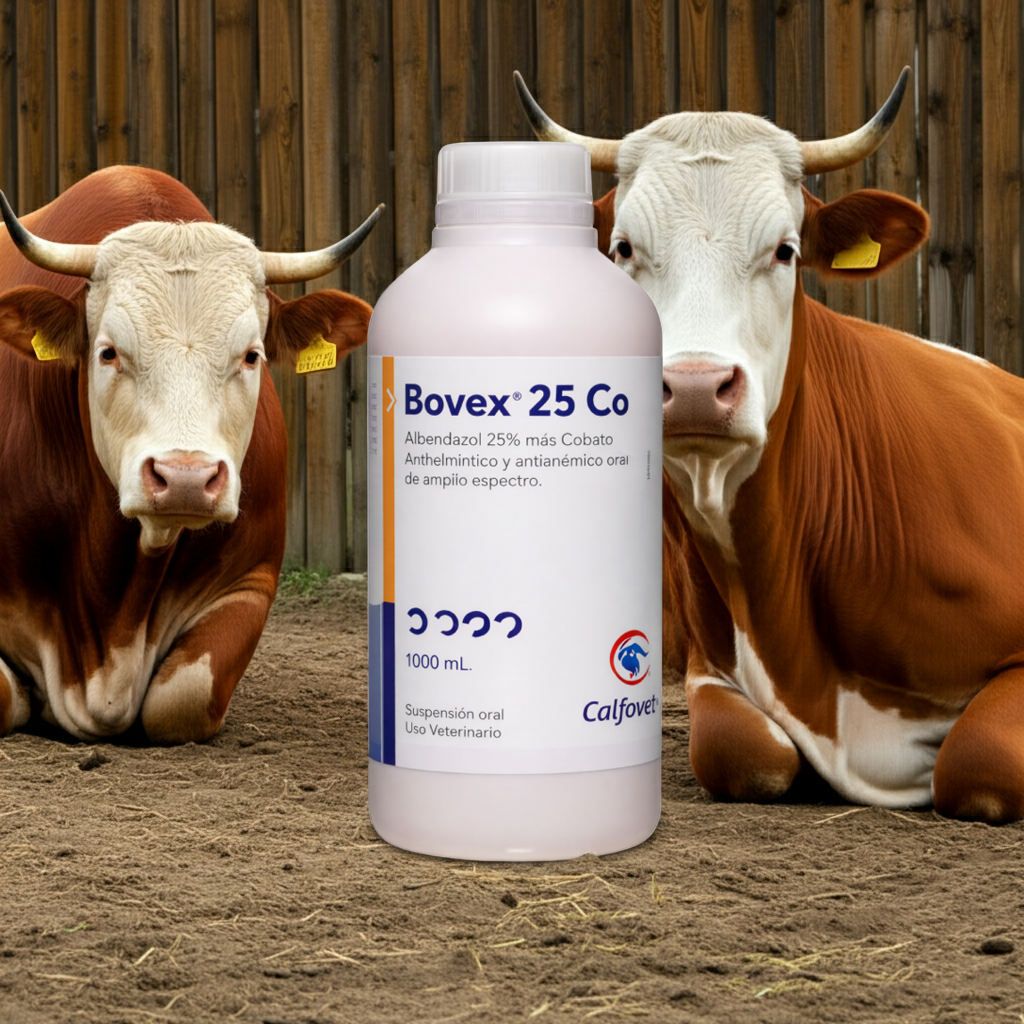 Bovex 25 CO Albendazol Control Fasciola Hepatica Bovinos Ganaderia Ecuador - Agro Campos® Online Store