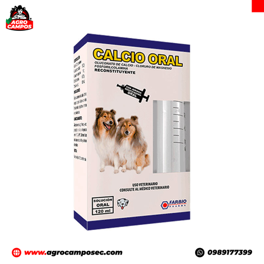 Calcio Oral Mascotas 120ml