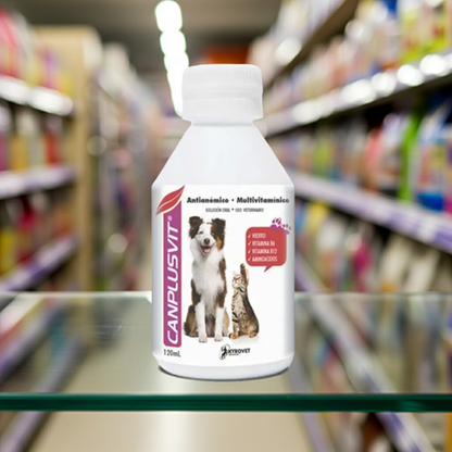 Canplusvit Oral Hierro Complejo B Anemia Ferropenica Uso Veterinario Ecuador - Agro Campos® Online Store

