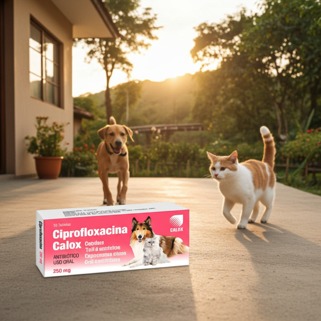 Ciprofloxacina Calox Infecciones Piel Tejidos Blandos Perros Gatos Ecuador - Agro Campos® Online Store
