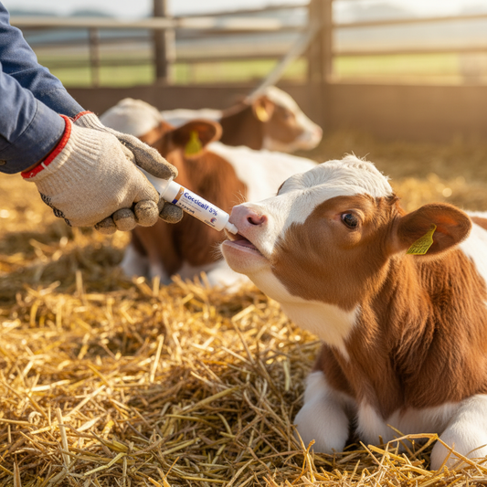 Coccicalf 5% Administracion Oral Ternero Jeringa Coccidiosis Ecuador - Agro Campos® Online Store