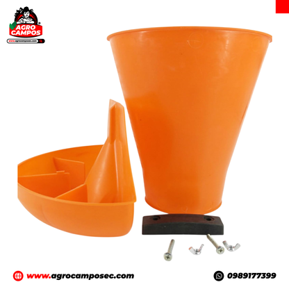 Comedero de Destete Tipo Cono de 3 kg para Jaula
