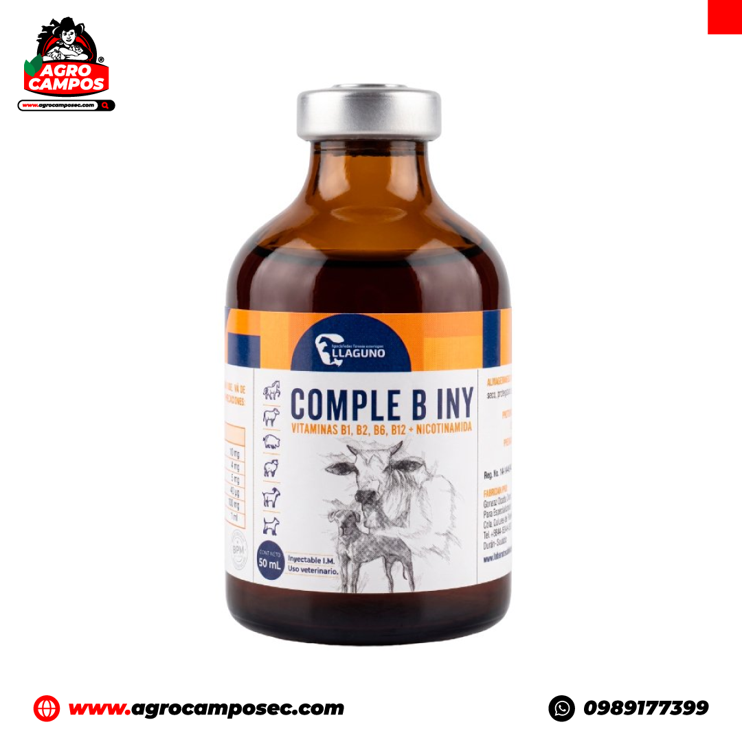 Comple B Inyectable Llaguno Vitaminas Complejo B Deficiencias Nutricionales Ecuador - Agro Campos® Online Store
