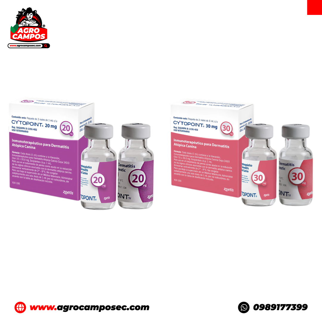 Cytopoint Inyectable para Dermatitis Canina 20 o 30 mg