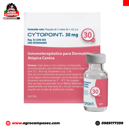 Cytopoint Inyectable para Dermatitis Canina 20 o 30 mg