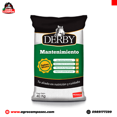 Derby Mantenimiento Pronaca 40kg - Agro Campos