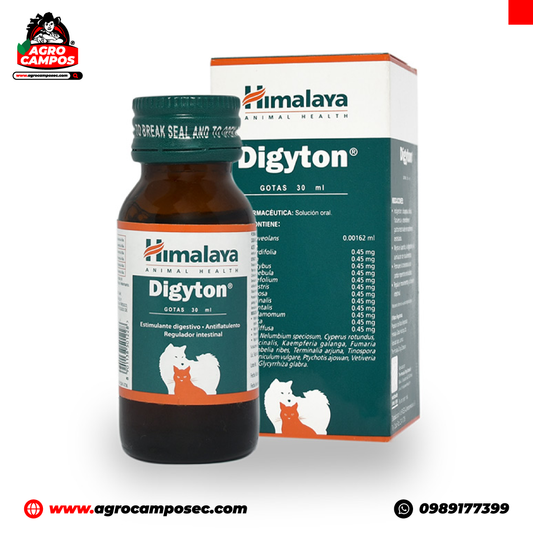 Digyton Himalaya Suplemento Natural Digestivo Perros Gatos Indigestion Flatulencia Colicos Ecuador - Agro Campos® Online Store
