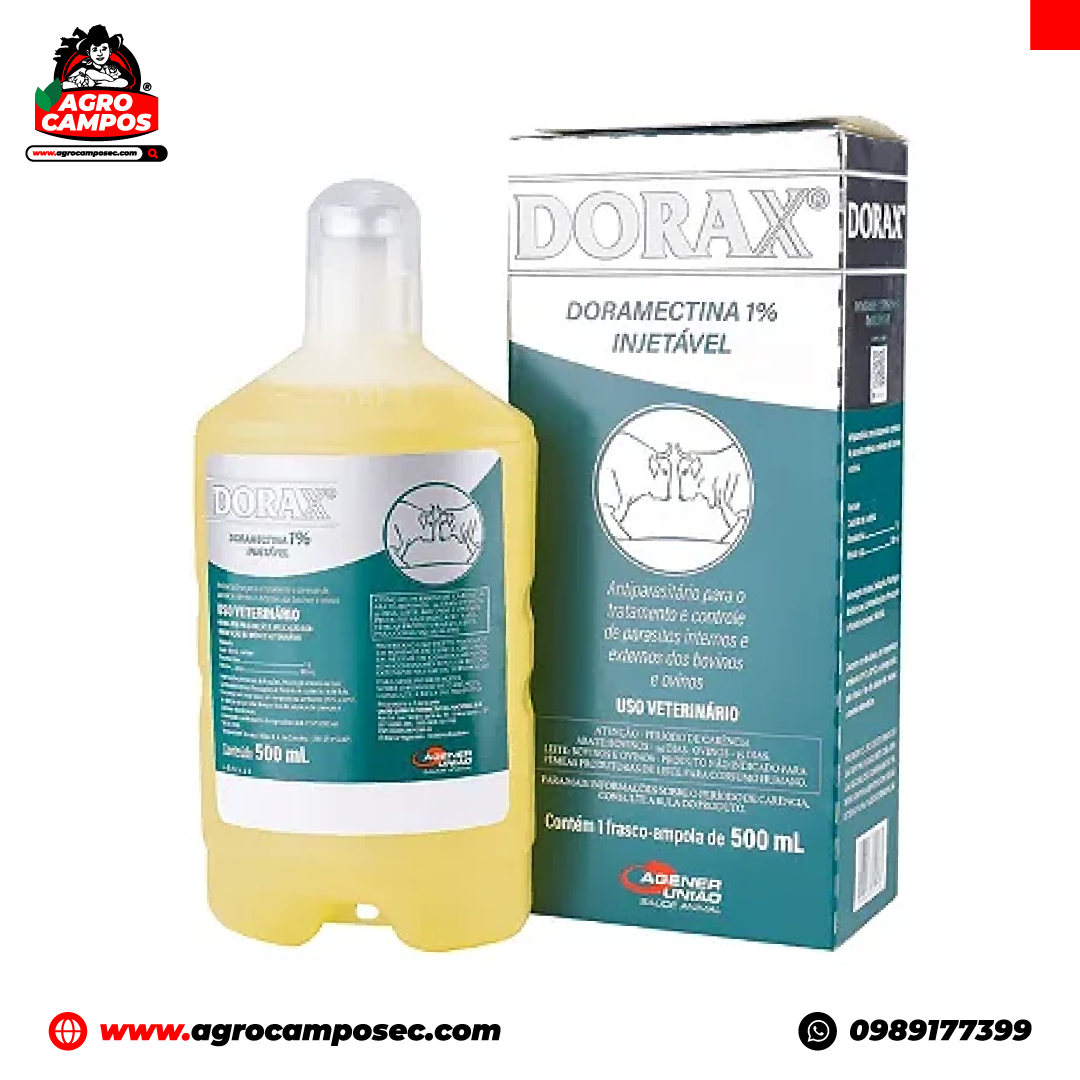 Dorax 1% Doramectina Antiparasitario Inyectable Amplio Espectro Bovinos Ovinos Ecuador - Agro Campos® Online Store