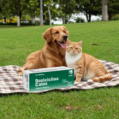 Doxiciclina Calox 100mg Caja 14 Tabletas Uso Veterinario Ecuador - Agro Campos® Online Store