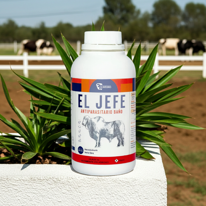 El Jefe Bano Antiparasitario Accion Combinada Animales Produccion Ecuador - Agro Campos® Online Store
