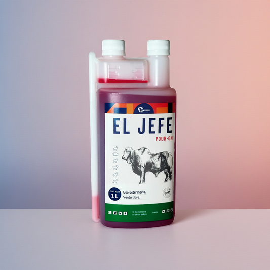 El Jefe Pour On Antiparasitario Externo Control Garrapatas Piojos Acaros Ganado Ecuador - Agro Campos® Online Store
