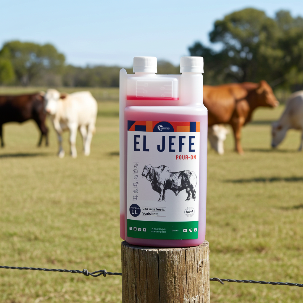 El Jefe Pour On Aplicacion Topica Moscas Ectoparasitos Bovinos Productividad Ecuador - Agro Campos® Online Store
