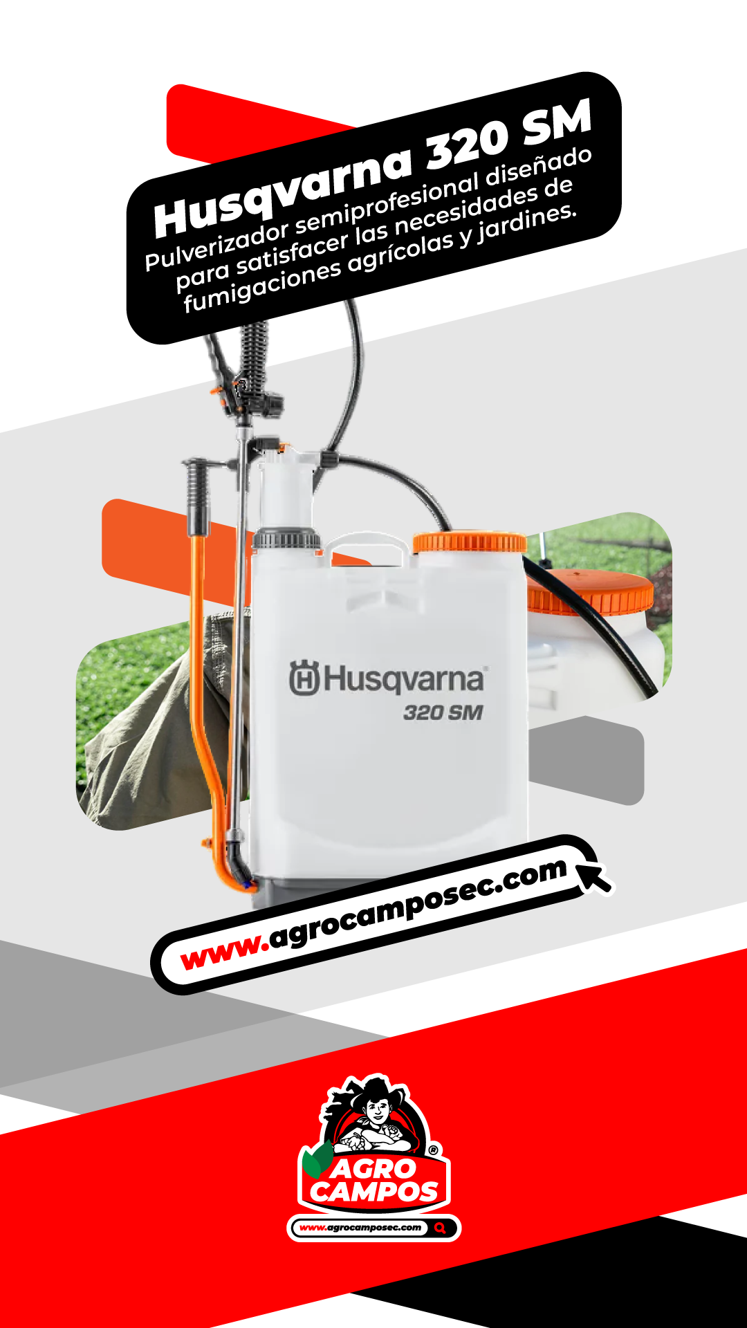 Fumigadora Husqvarna 320 SM (ENVÍO GRATIS)