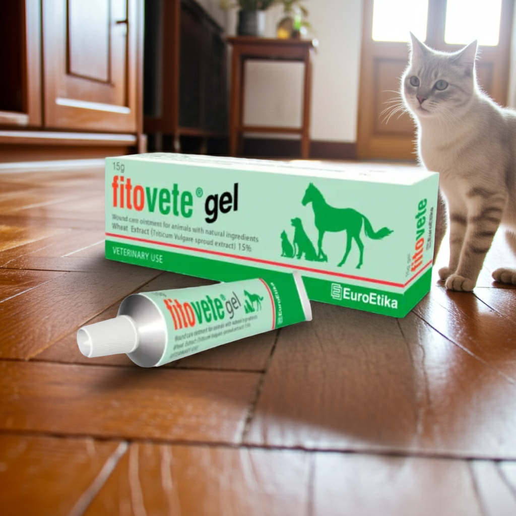 Fitovete Gel Tubo 15g Extracto Triticum Vulgare Mascotas Ecuador - Agro Campos® Online Store