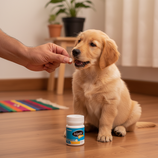 Fripets Trio Adulto Tableta Cachorro Golden Desparasitacion Mascotas Ecuador - Agro Campos® Online Store
