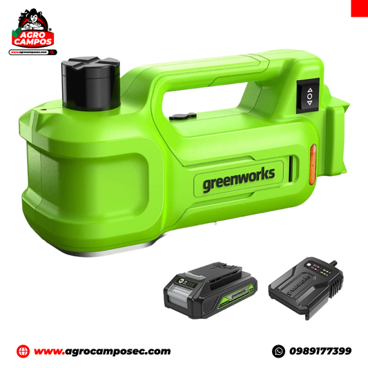 Gato Hidráulico Greenworks de 24 V