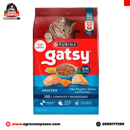 Gatsy Pescado y Salmón a la Primavera Alimento Seco para Gatos