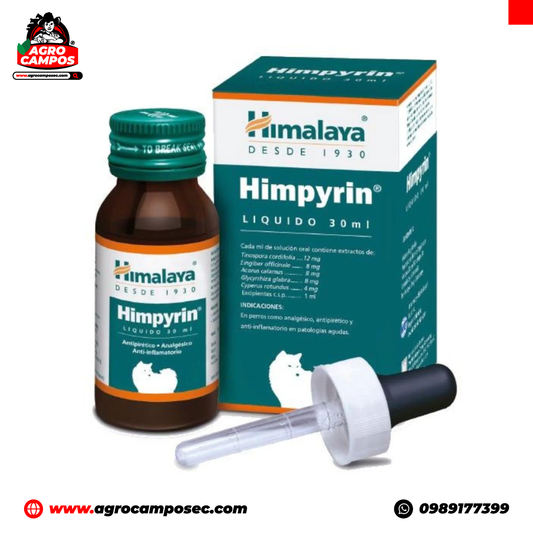 Himpyrin Liquido Himalaya Antiinflamatorio Analgesico Natural Caninos Felinos Fiebre Ecuador - Agro Campos® Online Store

