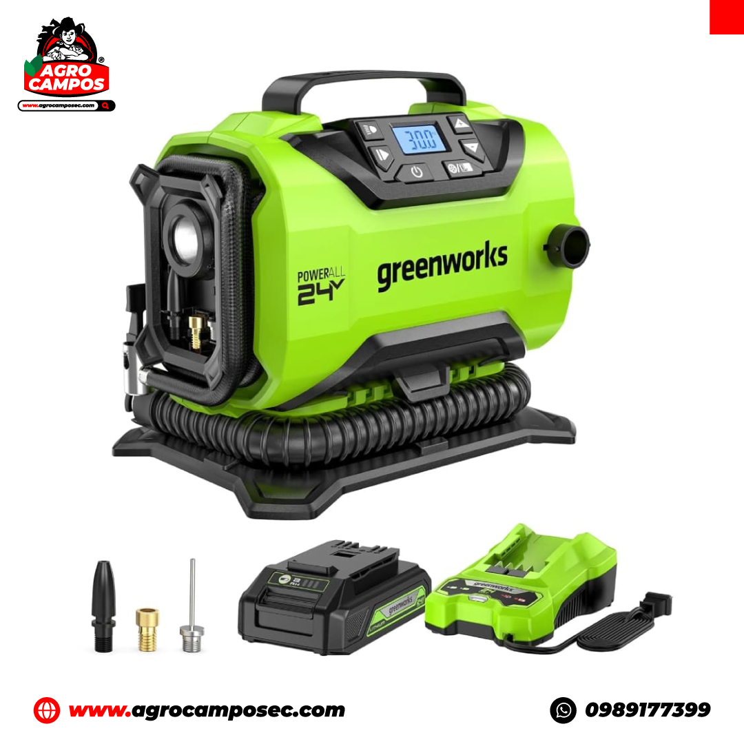Inflador Greenworks 24V