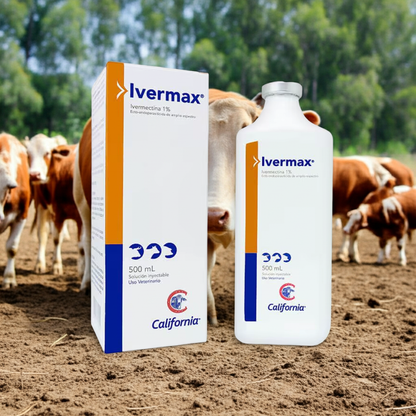 Ivermax 1% Frasco Inyectable Endectocida Uso Veterinario Bovinos Ecuador - Agro Campos® Online Store