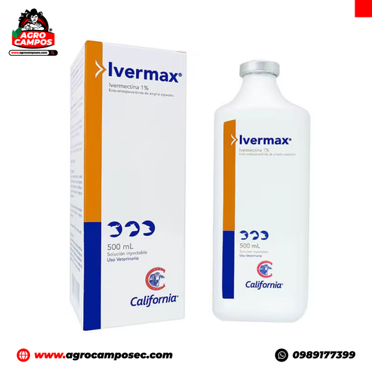 Ivermax 1% Ivermectina Antiparasitario Inyectable Amplio Espectro Bovinos Ecuador - Agro Campos® Online Store