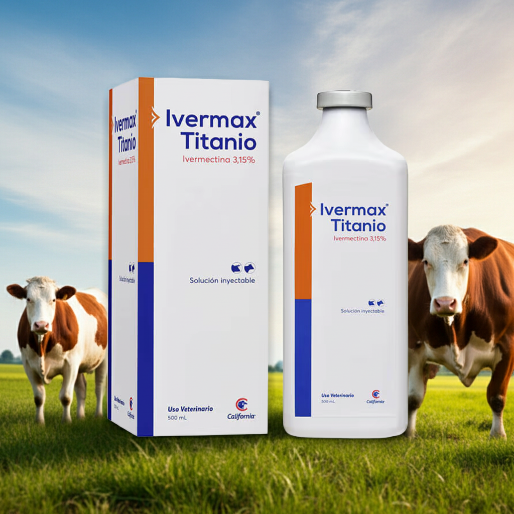 Ivermax Titanio 3.15% Control Parasitos Internos Externos Amplio Espectro Ganado Ecuador - Agro Campos® Online Store