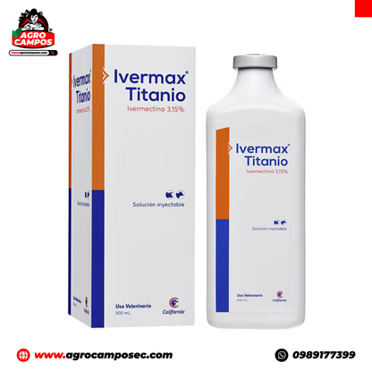 Ivermax Titanio 3.15% Ivermectina Antiparasitario Inyectable Accion Prolongada 90 Dias Bovinos Ecuador - Agro Campos® Online Store