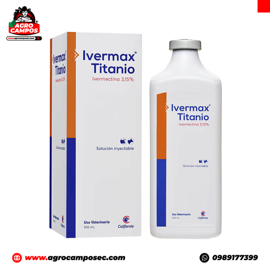 Ivermax Titanio 3.15% Ivermectina Antiparasitario Inyectable Accion Prolongada 90 Dias Bovinos Ecuador - Agro Campos® Online Store